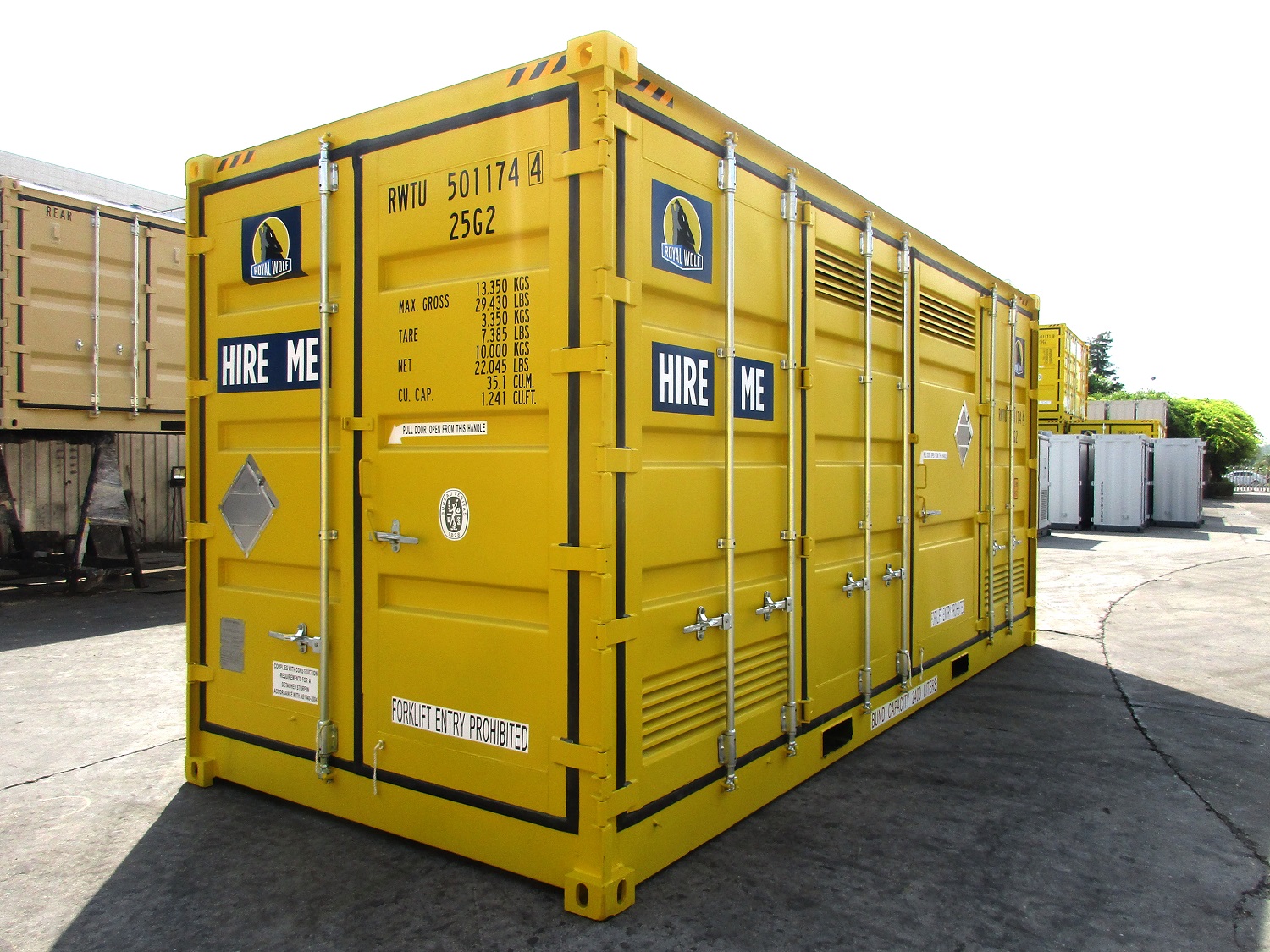 20ft Dangerous Goods and Chemical Storage Containers